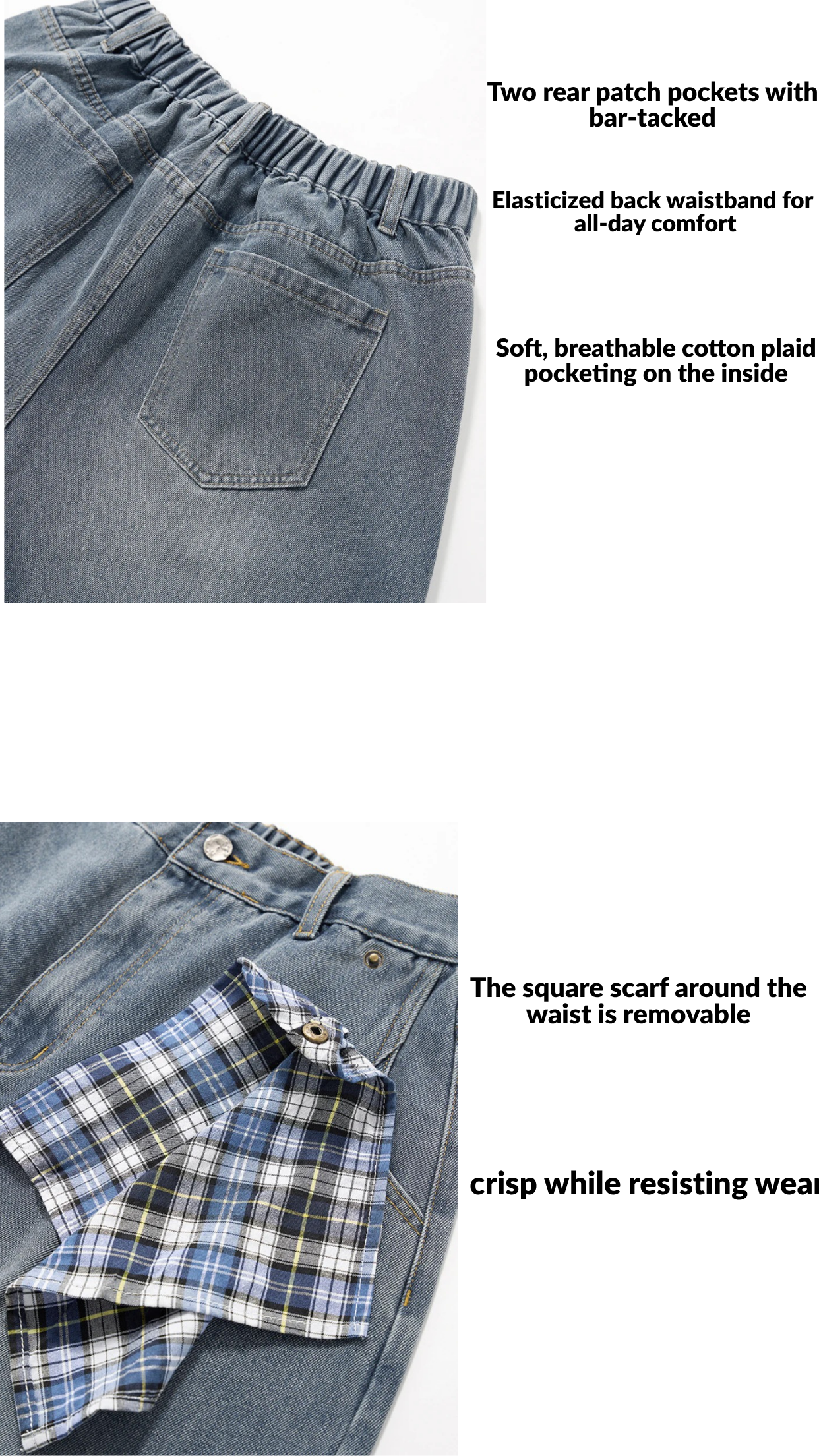 Men's Straight Leg Denim Jeans Grey - Casual Mens Denim Trousers