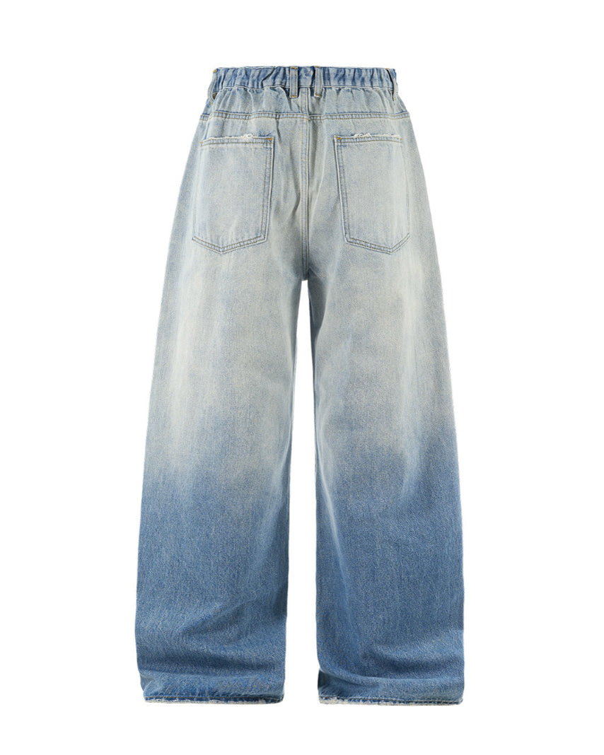 BARREL-LEG JEANS|GRADIENT