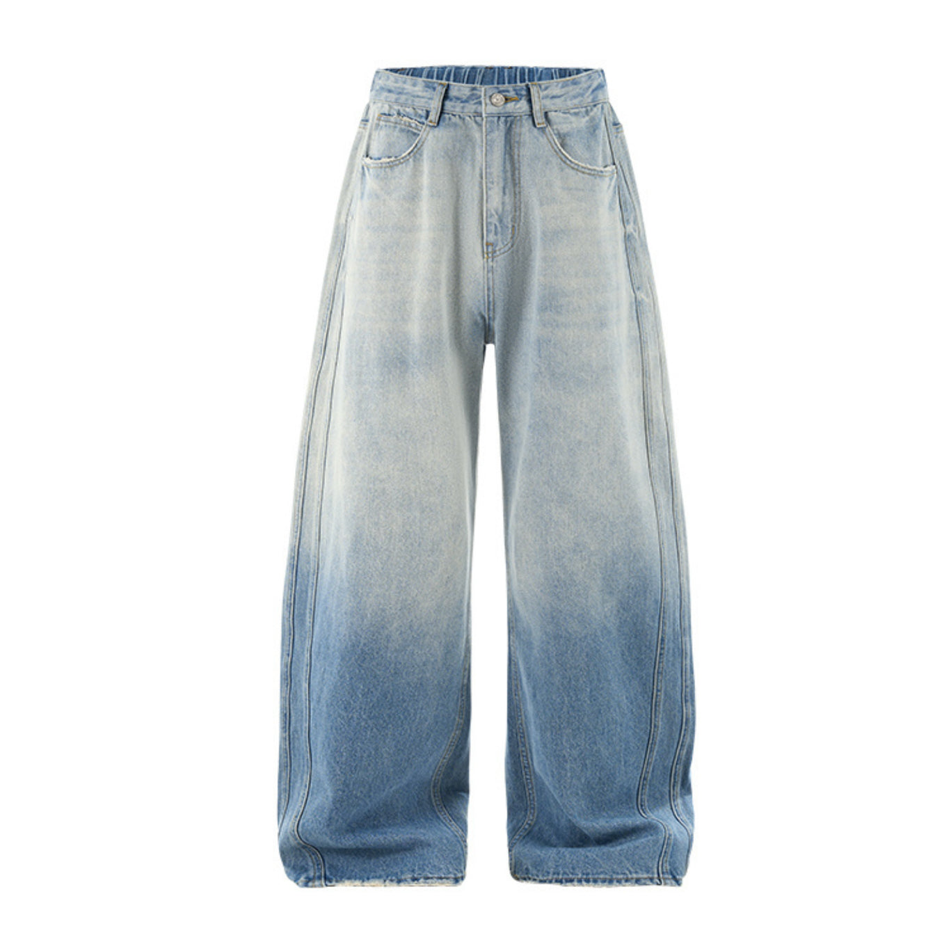 BARREL-LEG JEANS|GRADIENT