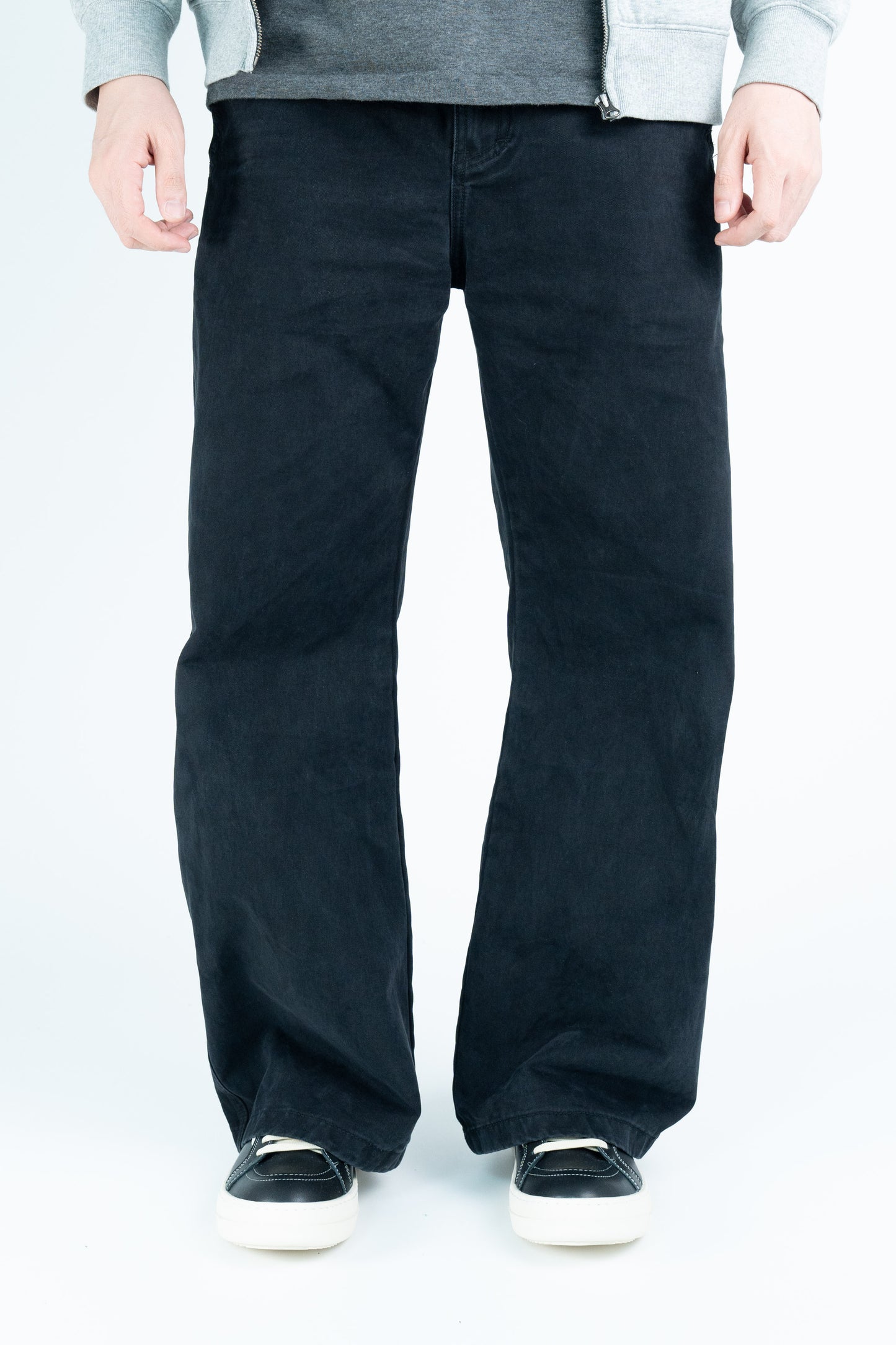 Men's Loose Fit Cargo Pants Black - Casual Cargo Trousers & Mens Clothing