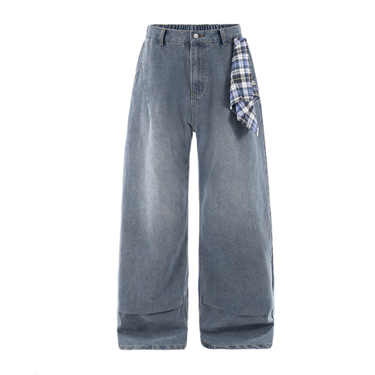 BARREL-LEG JEANS｜SCARF