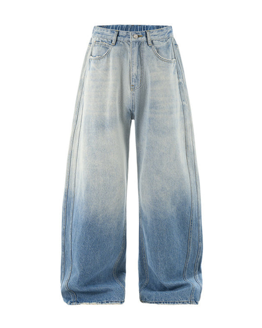 BARREL-LEG JEANS｜GRADIENT