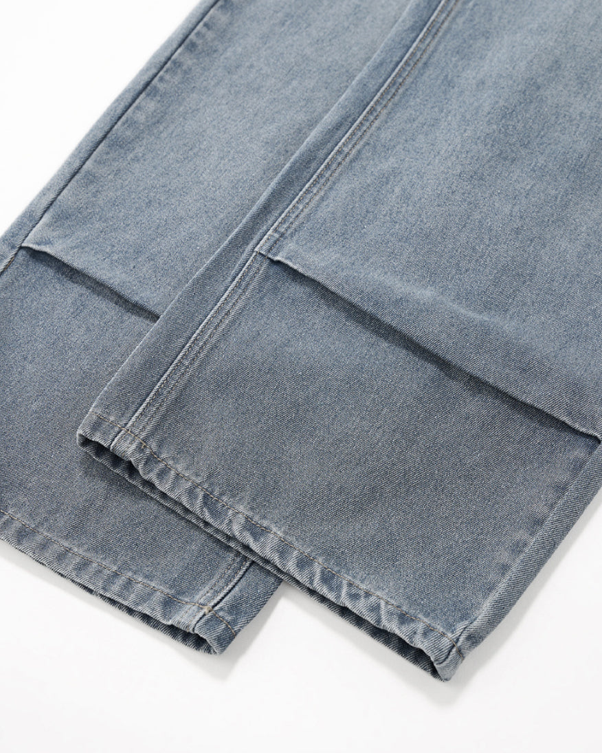 BARREL-LEG JEANS｜SCARF